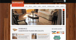 Desktop Screenshot of dorrancewoodfloors.com